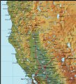 карта Калифорния