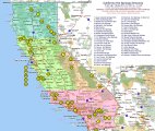 подробная карта города Калифорния
