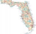 карта курорта Флорида и его окрестностей