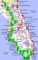 подробная карта курорта Флорида