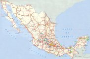 Карта дорог Мексики