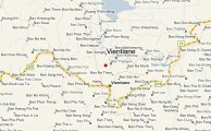 карта расположения курорта Вьентьян