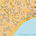 подробная карта курорта Пуэрто Монт
