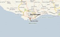 карта расположения курорта Монтевидео