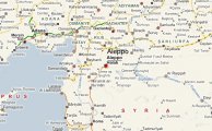 карта расположения курорта Алеппо