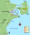 карта курорта Пуэрто-Мадрин