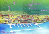 подробная карта курорта Святой Влас