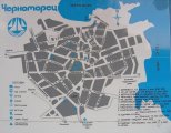подробная карта курорта Черноморец