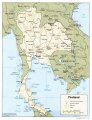 Политическая карта Тайланда