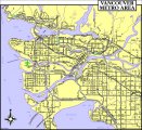 карта метро города Ванкувер