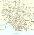 карта города Кингстон