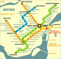 карта метро города Монреаль