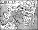 подробная карта курорта Сент Джон