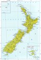 подробная карта Новой Зеландии