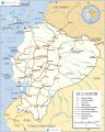 политическая карта Эквадора