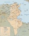 подробная карта Туниса