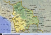 географическая карта Боливии