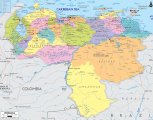 политическая карта Венесуэлы