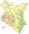 туристическая карта Кении