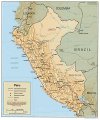 подробная карта Перу