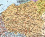 карта дорог Польши