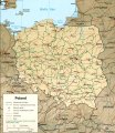 карта Польши
