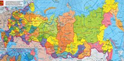 подробная карта России