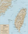 подробная карта Тайвань