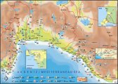 Туристическая карта региона Анталия