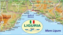 Карта Лигурии