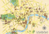 Туристическая карта Лондона