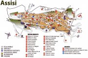 Туристическая карта Ассизи