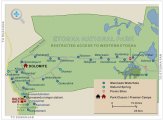 карта Национальный парк Этоша