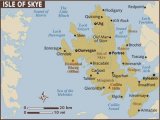 Карта острова Скай