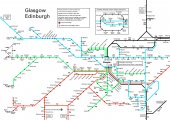 Схема железнодорожного транспорта в Глазго (метро)