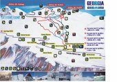 Карта горнолыжных трасс Гадаури