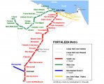 Карта метро Форталезы