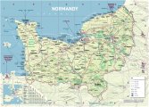 Карта Нормандии