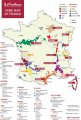 Карта винодельческих регионов Франции
