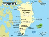 карта Гренландия