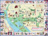 Туристическая карта Вашингтон