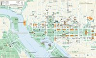 Подробная карта столицы США с улицами