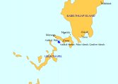 На карте Палау