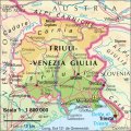 карта Фриули-Венеция-Джулия