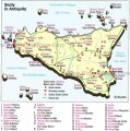 Карта античной Сицилии