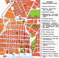 Карта центральной части Мурома с достопримечательностями