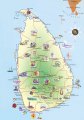 Туристическая карта Шри Ланки
