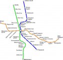 Карта метро Саппоро