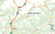 карта курорта Валь ди Фьемме