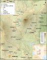 карта горы Кения